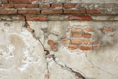 Çatlak eski duvar arkaplanı, eski duvar