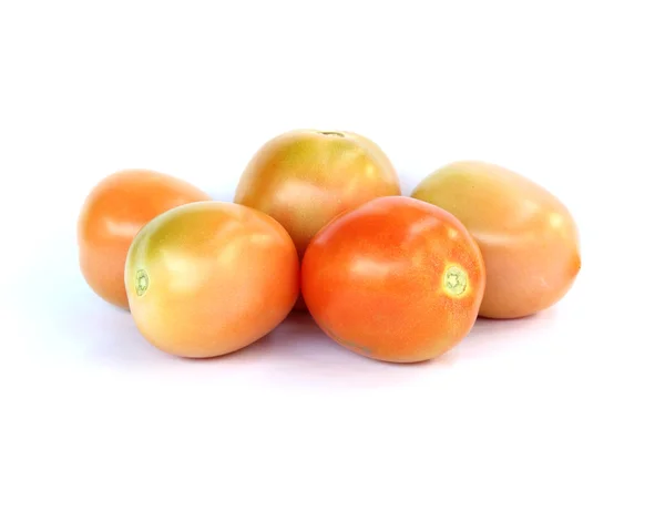 Tomato in the studio on white — Stock Photo, Image