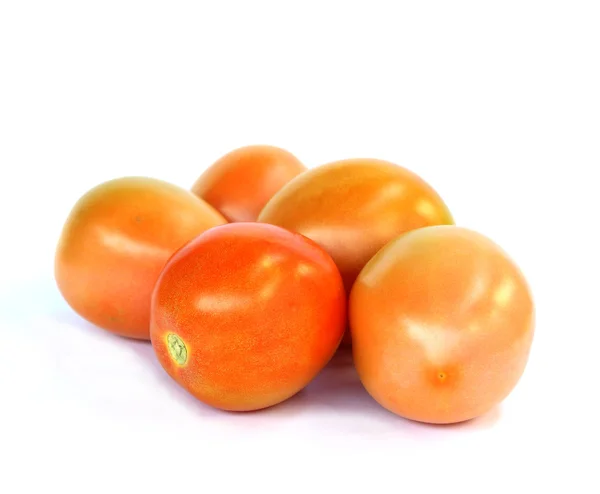 Tomato in the studio on white — Stock Photo, Image