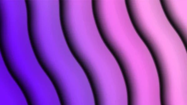 Векторный лиловый градиент волновой фон в стиле резки бумаги — стоковый вектор