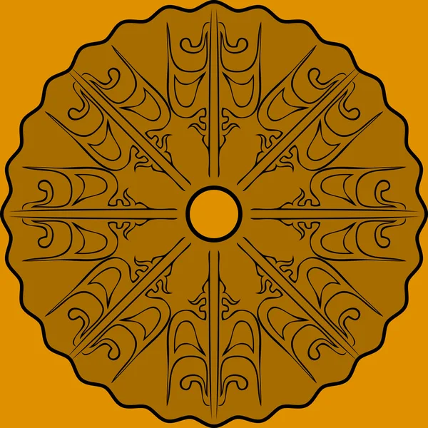 Soyut sanat kompozisyon altın renk