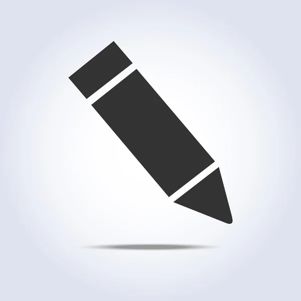 Une icône de crayon. Illustration vectorielle — Image vectorielle