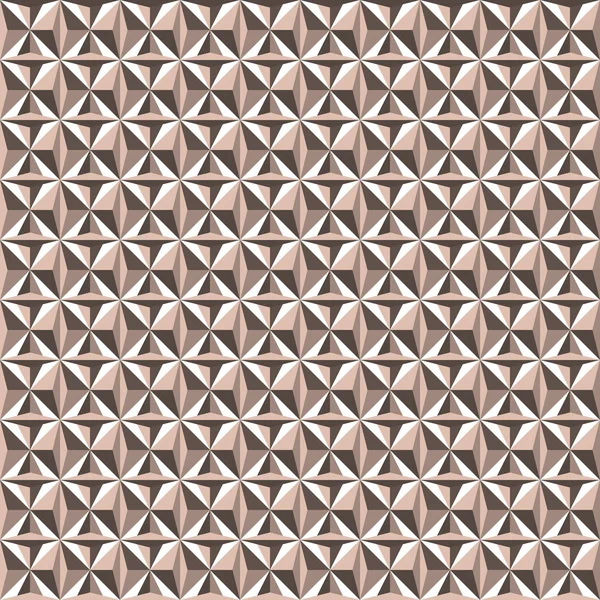 Triangle seamless pola warna coklat muda - Stok Vektor