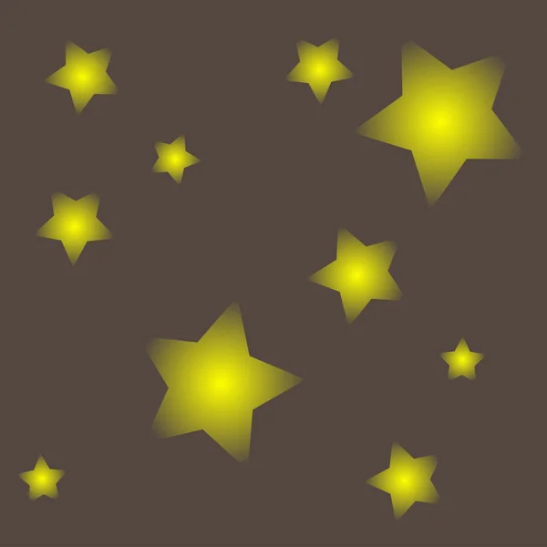 Abstrakte graue Hintergrund mit Sternen — Stockvektor