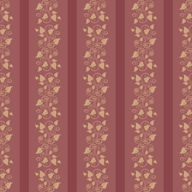 Abstract floral seamless pattern clipart