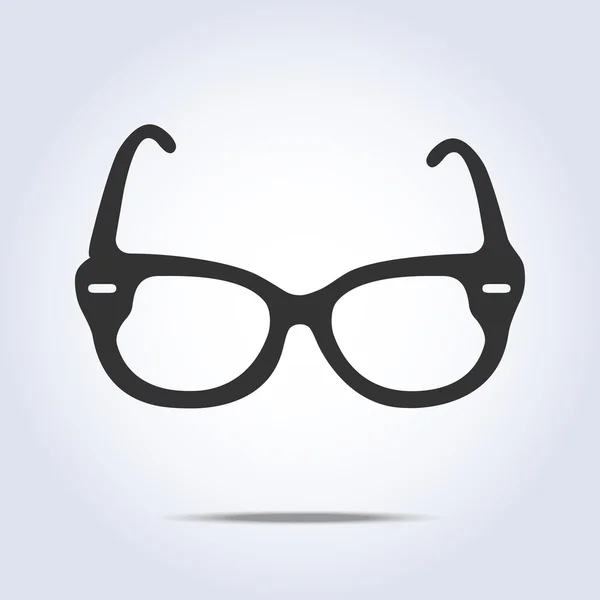 Brillensymbol auf grauem Hintergrund — Stockvektor