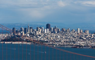 Golden Gate Köprüsü ve San Francisco görüntüleme