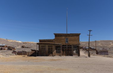 bodie hayalet kasaba içinde terk edilmiş bir otel