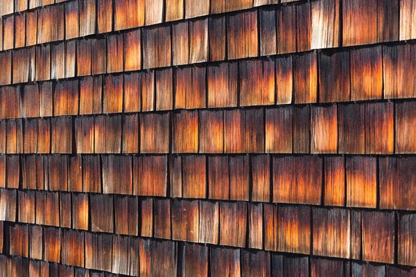 Textura de madeira abstrata de telhas de cedro Fotografia De Stock