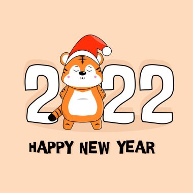  2022 için tebrik kartı.