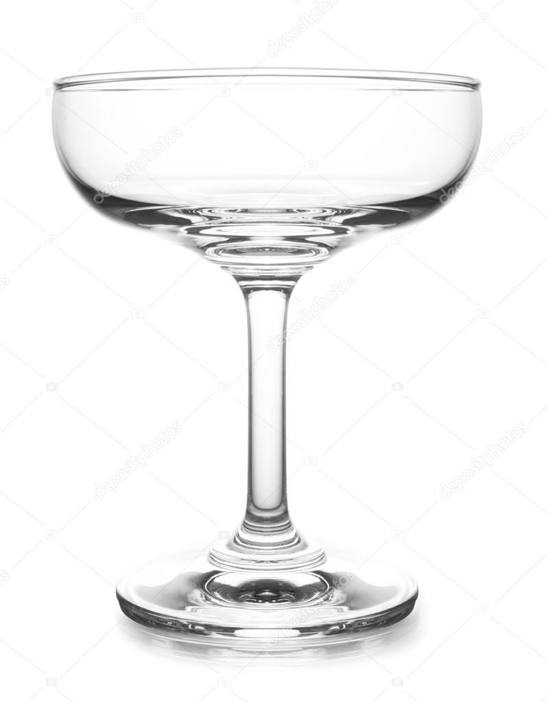 cocktail glass isolated