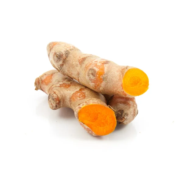 Turmeric isolated on white background — Stock Photo, Image