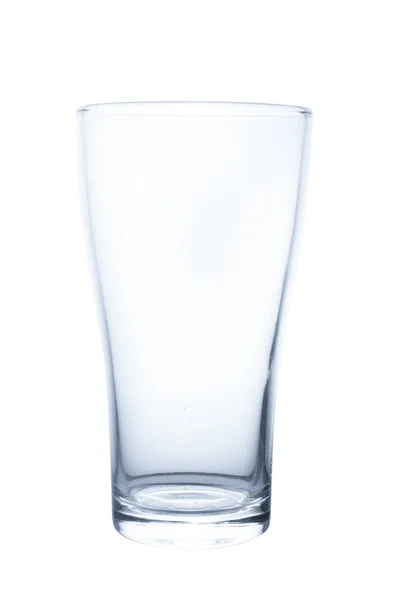 Empty glass, isolated on white — Stock Photo, Image