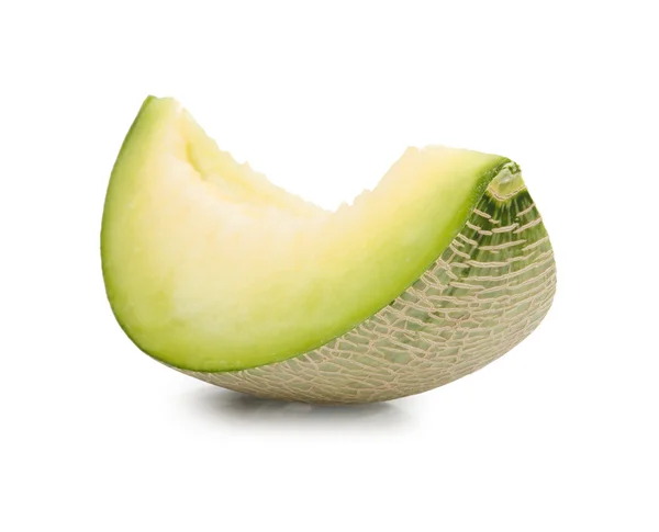 Green cantaloupe melon isolated — Stock Photo, Image