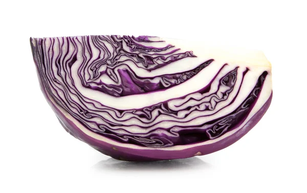 Red cabbage isolated — Stock Photo, Image