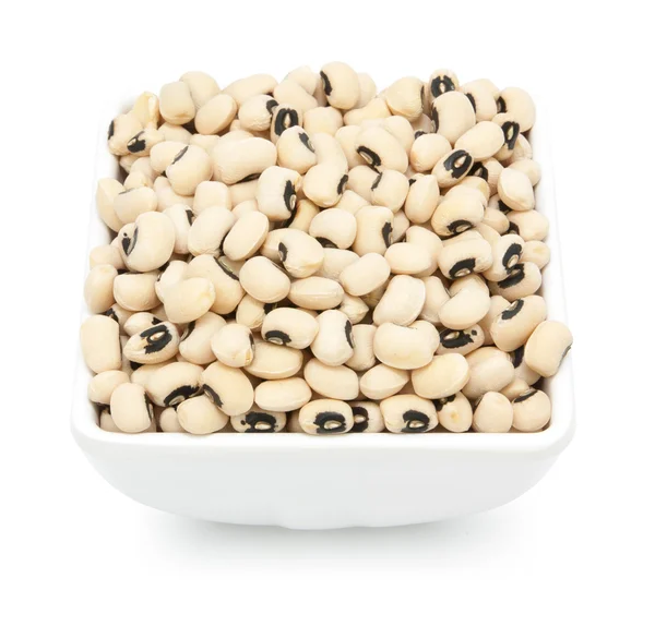 Black eyed peas beans in canvas sack Stock Photo by ©onairjiw 104259962