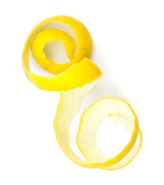 Zitronenfalte isoliert — Stockfoto
