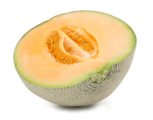 Melón melón naranja aislado — Foto de Stock