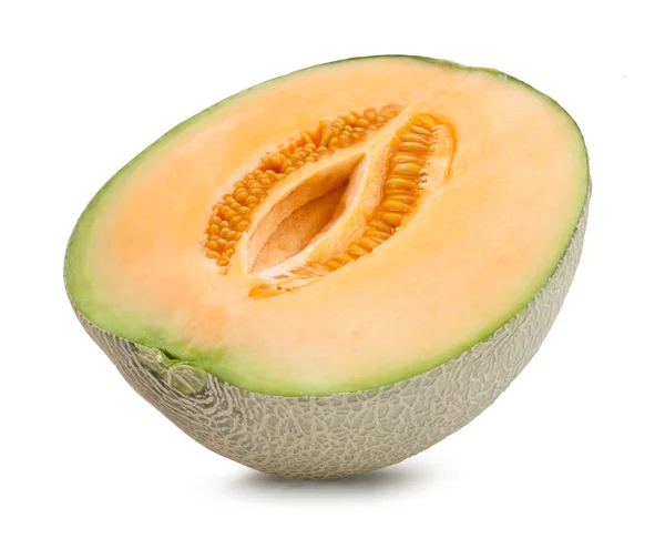 Melon cantaloup orange isolé — Photo