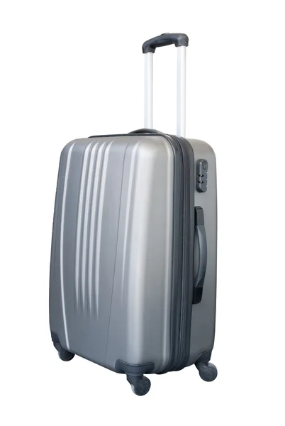 Bőrönd poggyász utazási elszigetelt — Stock Fotó