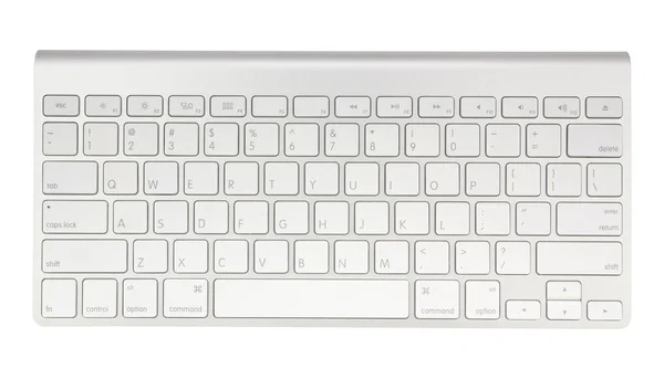 Клавиатура компьютера изолирована — стоковое фото