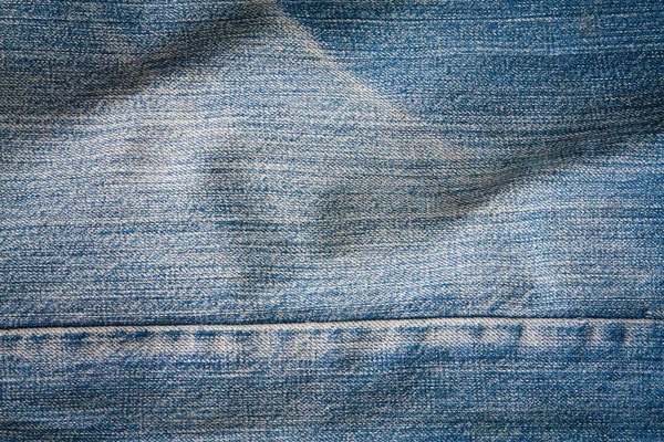 Jeans Textur mit Nähten — Stockfoto