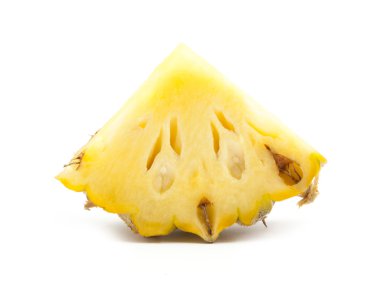 izole ananas dilimleri