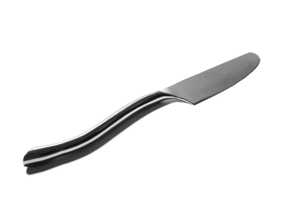 Nóż i widelec na białym tle — Zdjęcie stockowe
