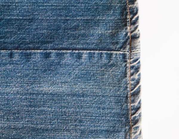 Jeans Textur mit Nähten — Stockfoto