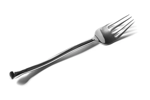 Beautiful fork  Stainless steel isolated — Stock Photo, Image