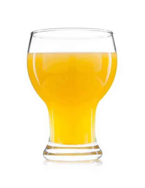 Vaso de zumo de naranja aislado —  Fotos de Stock