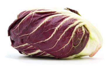 beyaz izole kırmızı Turpla salata