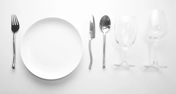 Table setting close up — Stock Photo, Image