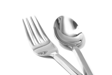 bıçak ve çatal izole