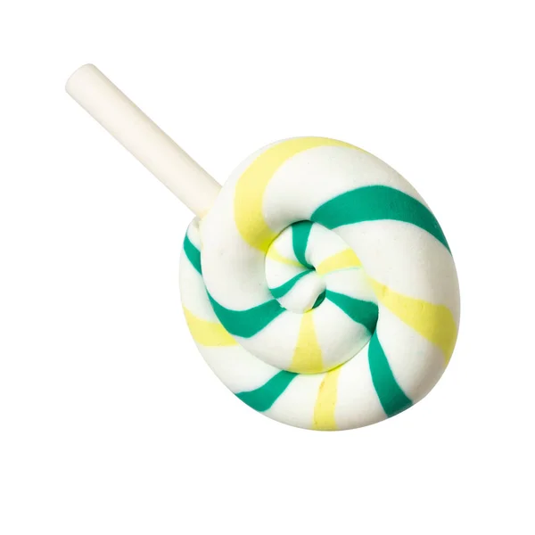 Lollipop Set Fly White Background — Stock Photo, Image