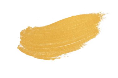 Beyaz arkaplanda altın desenli boya lekesi