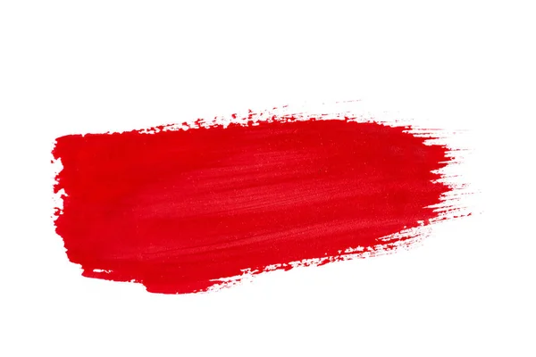 Aquarela Vermelha Definida Fundo Branco — Fotografia de Stock