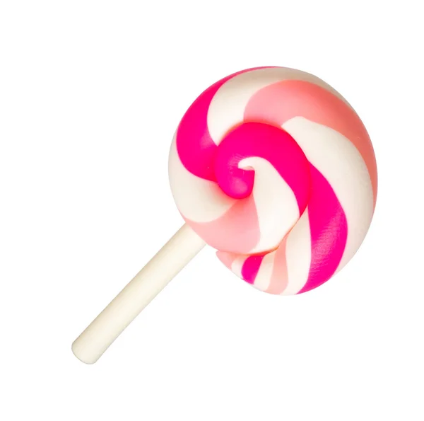 Lollipop Conjunto Volar Sobre Fondo Blanco — Foto de Stock