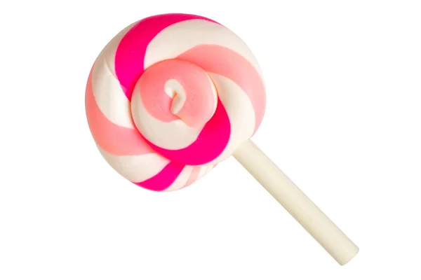 Lollipop Conjunto Volar Sobre Fondo Blanco — Foto de Stock