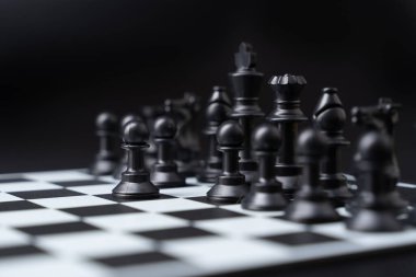 Satranç tahtasını bir arkaplanda ayarla