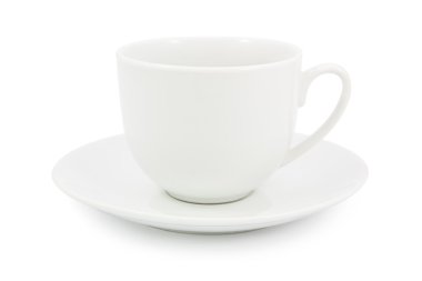 Kahve fincanı beyaz arka planda izole