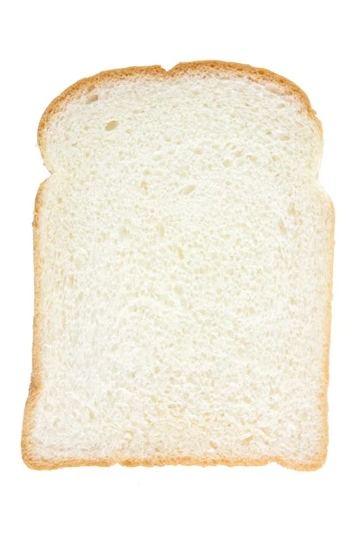 Slice of White Bread — Stock Photo, Image