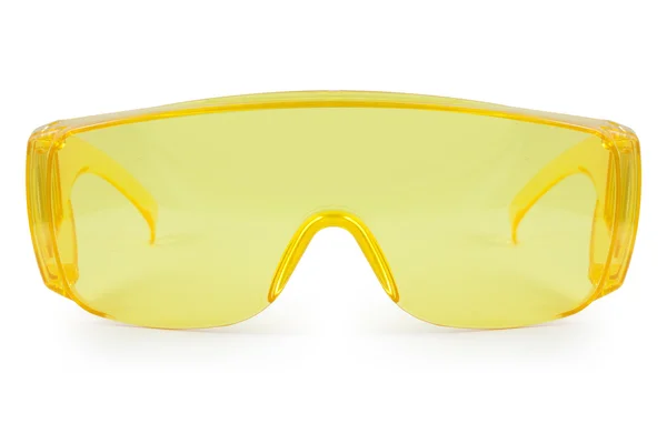 Safety yellow glasses — Stock Photo, Image