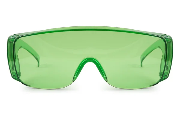 Gröna skyddsglasögon — Stockfoto