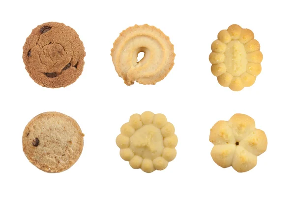 Sada různých souborů cookie — Stock fotografie