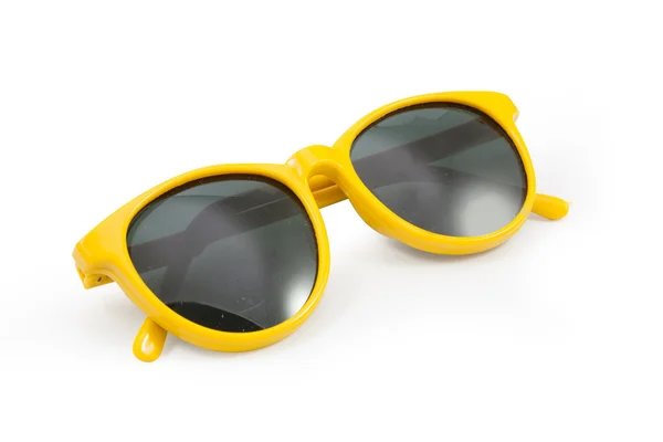 Yellow sunglasses on white background — Stock Photo, Image