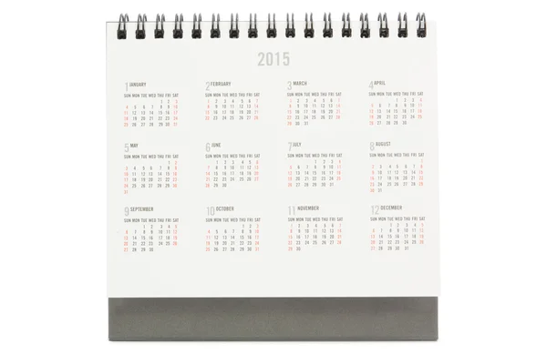 Desk calendar 2015 — Stock Photo, Image