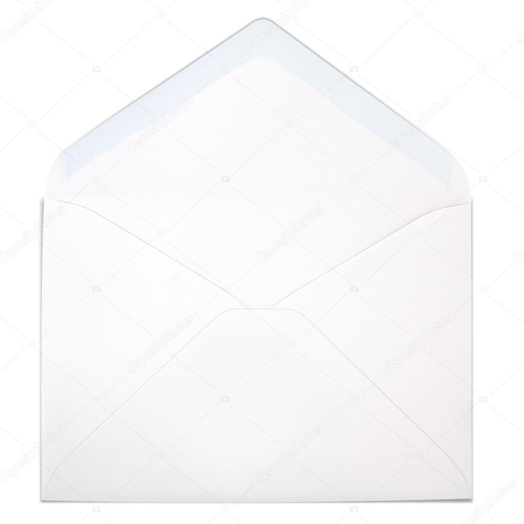 open envelope white  