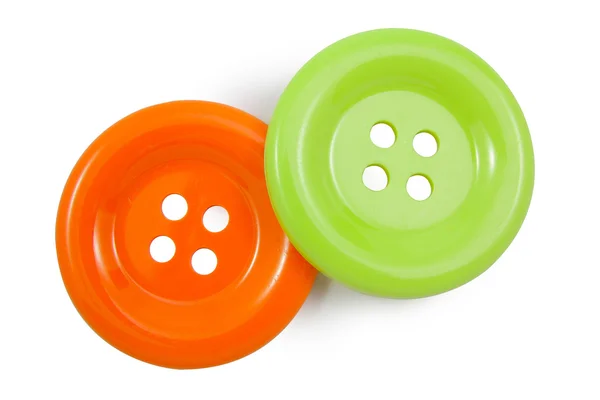 Groen en oranje clasper — Stockfoto