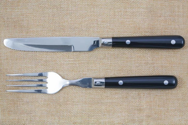 Kniv och gaffel — Stockfoto